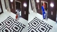 Pet Dog Almost Strangled Between Elevator Doors, Gets Saved in Time by Quick-Thinking Doctor (Watch Viral Video)