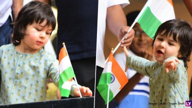 Taimur Ali Khan Celebrating Republic Day 2020 Is The Cutest Thing You Will See On The Internet Today! (View Pics)