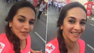 Tara Sharma Is Elated to Take Part In Tata Mumbai Marathon 2020, Shares Her Video From The Running Track