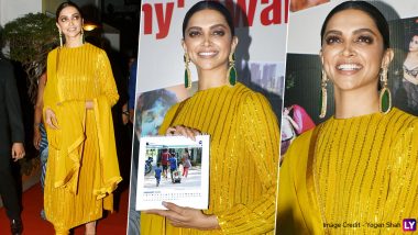 Deepika Padukone Makes a Dazzling Appearance In Yellow as She Attends a Photography Exhibition (View Pics)