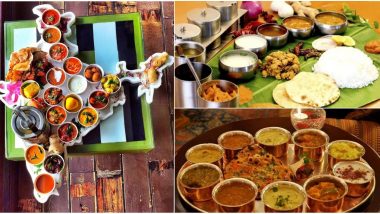 Thalis of India: Viral Twitter Thread Gives Details of Food Items in Local Cuisines Made From All States of The Country