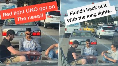 TikTok Video of Three Men Playing Cards in Middle of Florida Traffic Goes Viral And Internet Wants to Know Who Won the Game!