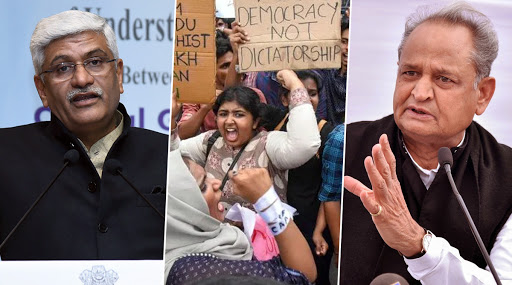 Rajasthan Govt's Anti-CAA Resolution Draws Flak From Centre, Union Minister Gajendra Shekhawat Calls It 'Murder of Democracy'