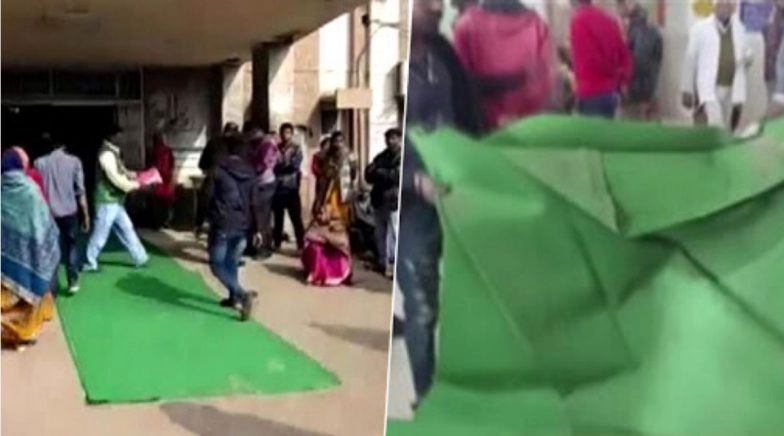  Carpet Rolled Out to Welcome Raghu Sharma at JK Lon Hospital Removed After Seeing Media Presence