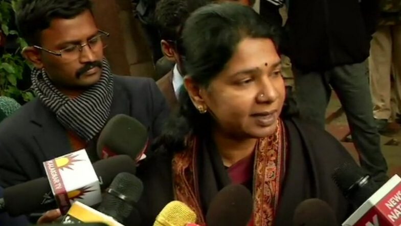 Kanimozhi Tests Positive for COVID-19, DMK MP Cancels Campaigning Ahead of Tamil Nadu Assembly Elections 2021