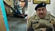 Uttar Pradesh: Policemen Thrash Deoria Man Accused of Mobile Theft, Three Cops Suspended After Video Goes Viral