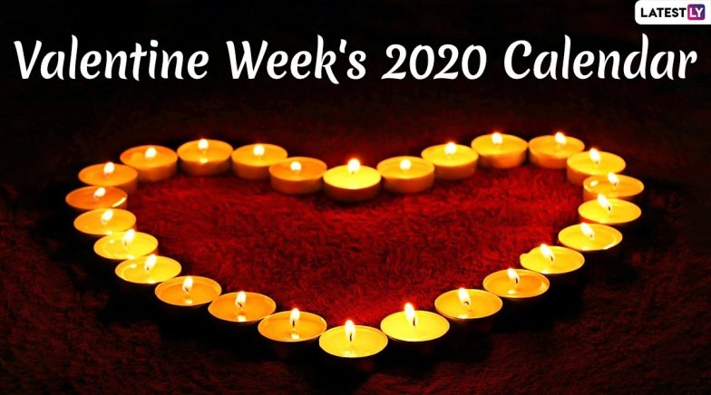 Valentine Week 2020 Calendar PDF Free Download Online