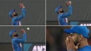 Virat Kohli Drops Easy Catch of Ross Taylor, Twitterati Hit Out at Indian Skipper&rsquo;s Rare Mediocre Fielding Effort