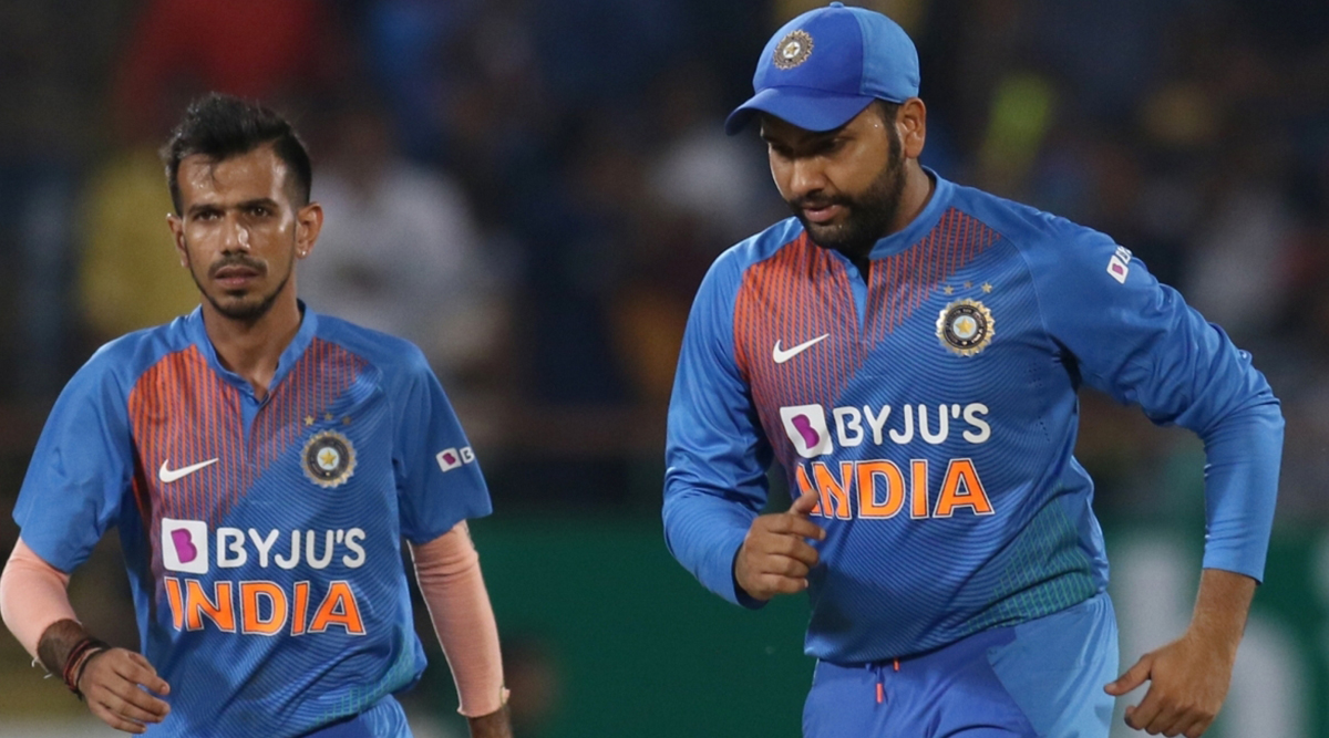 Rohit Sharma mercilessly trolls Yuzvendra Chahal for his The Rocklike  style  Cricket News  The Indian Express