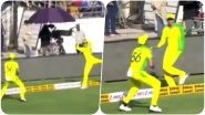 Ashton Agar, Mitchell Starc Involve in a Relay Catch to Dismiss Virat Kohli During India vs Australia 2nd ODI 2020 (Watch Video)