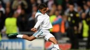 Cristiano Ronaldo Jr Shows off His Basketball Skills, Scores Without Looking at the Net (Watch Video)