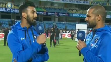 Shikhar Dhawan Jokes About Rishabh Pant Being Fully Fit As KL Rahul Impresses With his Wicket-Keeping Skills, Watch Video