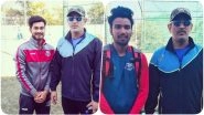 MS Dhoni Poses With Fans at the JSCA, Starts Practice After Being Dropped from BCCI's Central Contract (See Pics & Video)