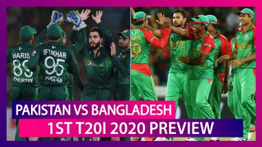 PAK vs BAN, 1st T20I 2020 Preview: Pakistan, Bangladesh Begin T20 World Cup Preparations