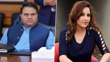 380px x 214px - Pakistan Minister Fawad Chaudhry Slaps TV Anchor During Spat Over Tik Tok  Star Hareem Shah, Watch Video | LatestLY