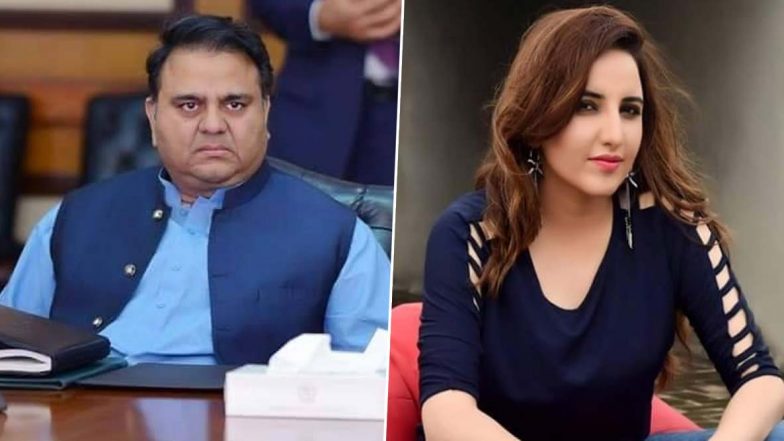 Pakistan Minister Fawad Chaudhry Slaps TV Anchor During Spat Over Tik Tok Star Hareem Shah, Watch Video