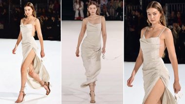 Gigi Hadid Sets the Ramp on Fire With Her Sexy Catwalk for Jacquemus Menswear Fall/Winter 2020–2021 Paris Fashion Week Show (View Pics and Video)