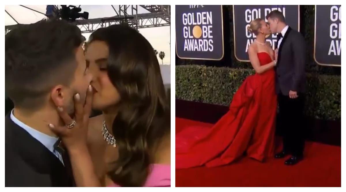 Golden Globes 2020 Kissing Moments: From Priyanka Chopra-Nick Jonas To Scarlett Johansson-Colin Jost, 5 Kisses That We Loved (Watch Videos) Golden Globes 2020 Kissing Moments: From Priyanka Chopra-Nick Jonas To Scarlett Johansson-Colin Jost, 5 Kisses That We Loved (Watch Videos)