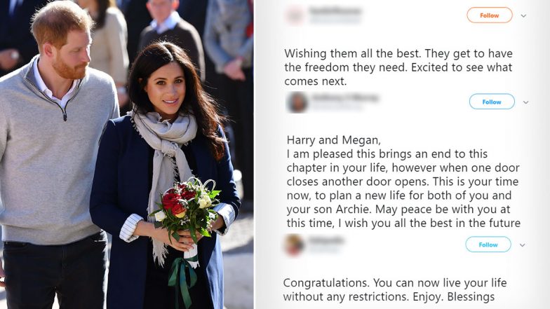 Prince Harry and Meghan Markle Officially Give Up Royal Titles, Social Media Users Shower Their Support (Check Tweets)