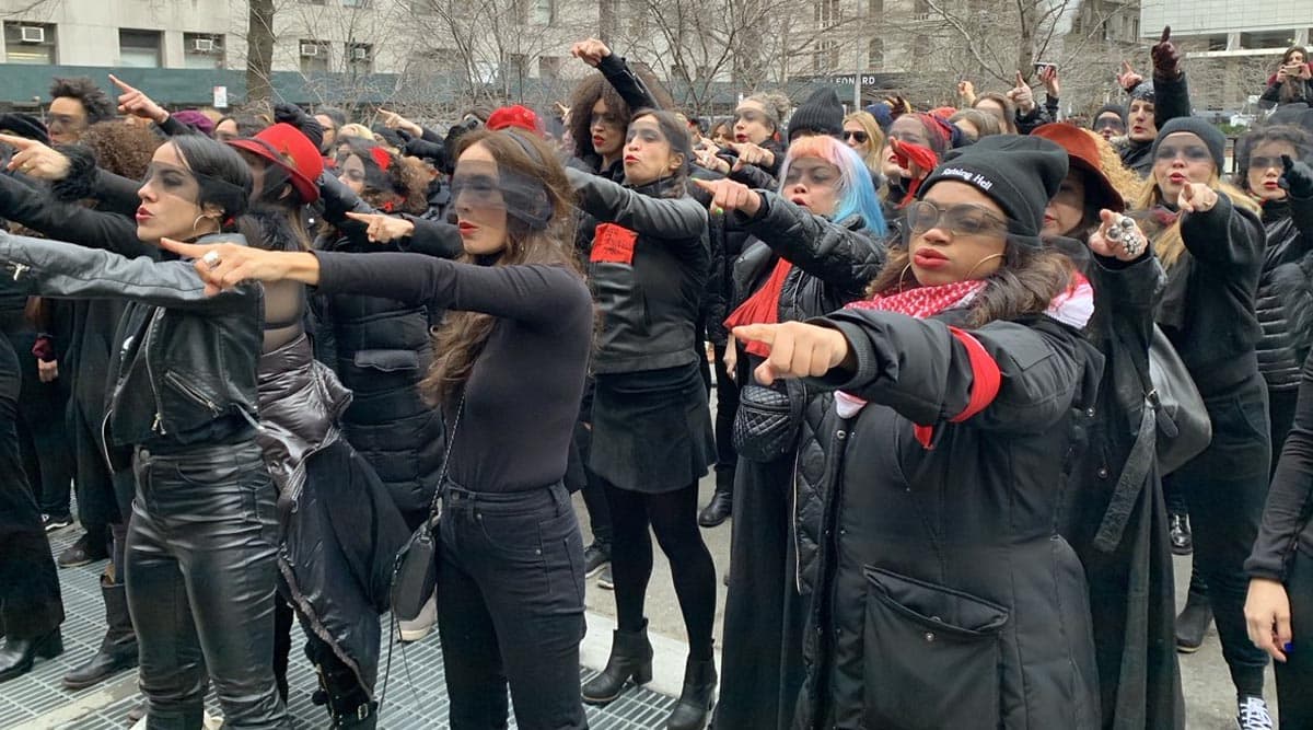 ‘The Rapist Is You,’ Women Stage Flash Mob Protest Outside Harvey Weinstein’s Rape Trial, Videos Go Viral ‘The Rapist Is You,’ Women Stage Flash Mob Protest Outside Harvey Weinstein’s Rape Trial, Videos Go Viral