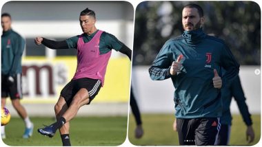 Team Juventus Sweats it Out Ahead of the Game Against Roma in Serie A 2019-20 (See Pics and Video)