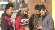 Mobile Internet Services Suspended in Parts of Kashmir Valley as Precautionary Measure