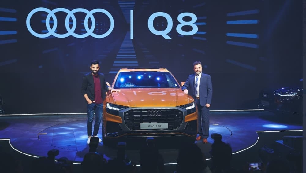 Virat Kohli Delighted to Launch Audi Q8 in India Days After Spotted Driving The Luxury Car Priced at 1.33 Crore! (View Pic) Virat Kohli Delighted to Launch Audi Q8 in India Days After Spotted Driving The Luxury Car Priced at 1.33 Crore! (View Pic)