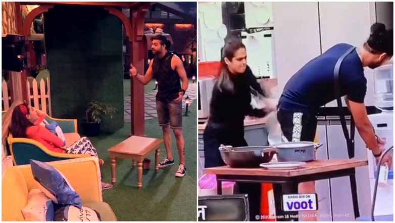 Bigg Boss 13: Madhurima Tuli Assaults Vishal Aditya Singh With A Frying Pan