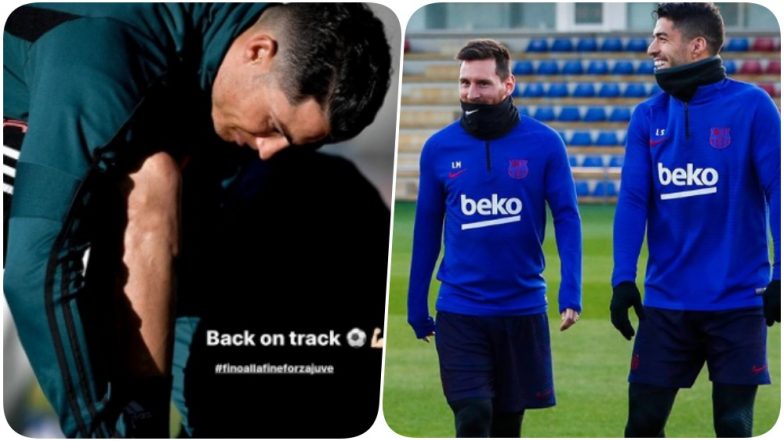 Lionel Messi and Cristiano Ronaldo Get Back to Work After Partying Hard During New Year's Celebrations (See Pics)