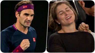 ‘Roger Federer’s Wife Mirika is Like All of Us’, Say Fans After The Swiss Ace Seals 5-Set Thriller To Win His 100th Australian Open Match (Watch Video)