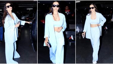 Malaika Arora's Blue Pantsuit is the New Airport Staple that we are Drooling Over (View Pics)
