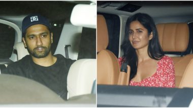 Pics of Katrina Kaif and Vicky Kaushal Paying a Visit at a Friend’s Residence Hit the Internet, and Netizens Declare Them as ‘Beautiful Couple’