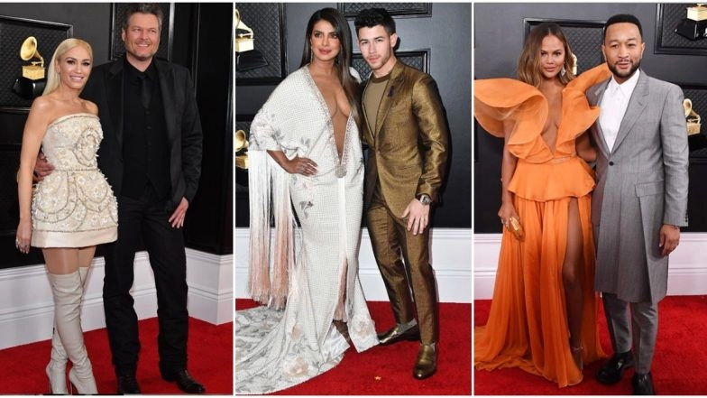 Grammys 2020: From Priyanka Chopra - Nick Jonas to John Legend - Chrissy Teigen, Check out Hollywood Couples who Ruled the Red Carpet (View Pics)