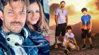 Hrithik Roshan Turns a Year Older Today! Sussanne Khan Calls Him ‘The Most Incredible Man’ (View Pics)