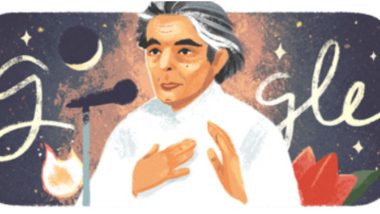 Google Doodle Pays Tribute To Late Lyricist Kaifi Azmi On His 101st Birth Anniversary (See Pic)