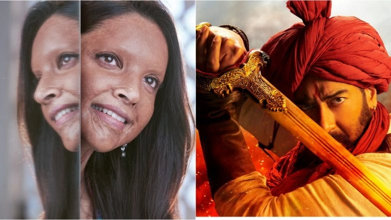 Chhapaak Box Office Collection Day 1: Deepika Padukone’s Film Earns Rs 4.77 Crore; Ajay Devgn’s Tanhaji Rules at the BO