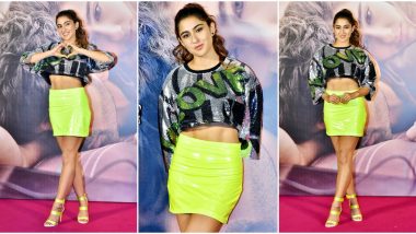 Sara Ali Khan's Neon Green Skirt Maybe too Loud for your Weekend Party but Who Cares? (View Pics)