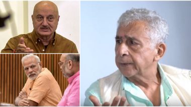 Naseeruddin Shah Calls Anupam Kher a ‘Clown’; Mocks PM Narendra Modi’s ‘Entire Political Science’ Degree (Watch Video)