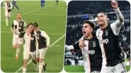 Cristiano Ronaldo&rsquo;s Accidental Lip Kiss With Paulo Dybala After his Second Goal Against Parma Sends Netizens in a Tizzy (Watch Video)