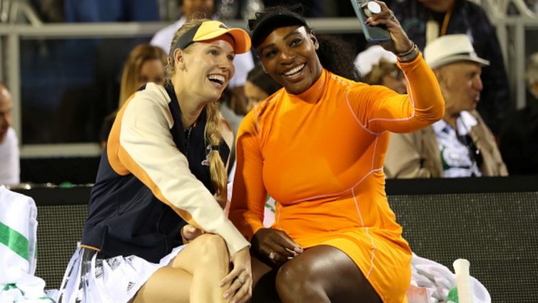 Serena Williams Breaks Down In Tears During a Press Conference Following Caroline Wozniacki’s Retirement From Professional Tennis (Watch Video)