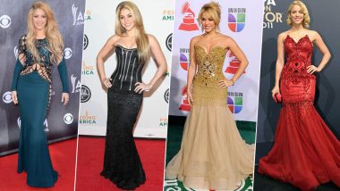 Shakira Birthday Special: Every Time the Singing Sensation Managed to Slay on the Red Carpet (View Pics)