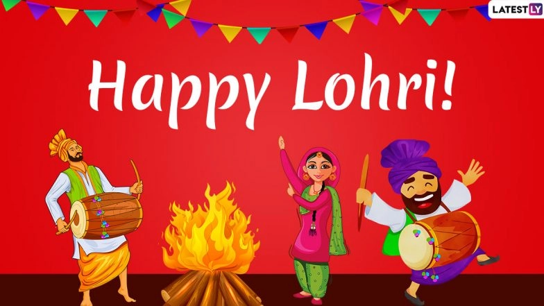 Happy Lohri 2020 Messages in Hindi: WhatsApp Stickers, Facebook Images, GIF Greetings, Wishes and SMSes to Send on the Auspicious Harvest Festival