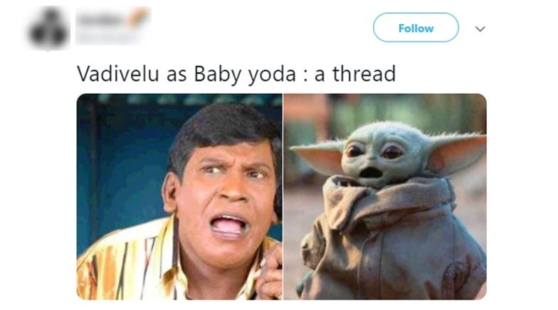 Vadivelu as Baby Yoda Funny Memes and Jokes Are All Over Twitter 