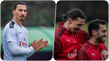 Zlatan Ibrahimovic Makes His First Appearance For AC Milan, Gets Spotted in the Practice Session (See Videos & Pics)