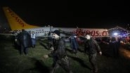 Pegasus Airlines Plane Carrying 177 Onboard Skids Off Runway in Istanbul, Breaks Into Three Pieces at Sabiha Gokcen Airport (See Pics)