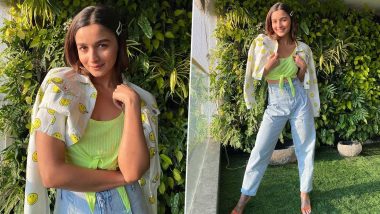 Alia Bhatt Is Springtime Chic in Denim, Neon and Smileys!