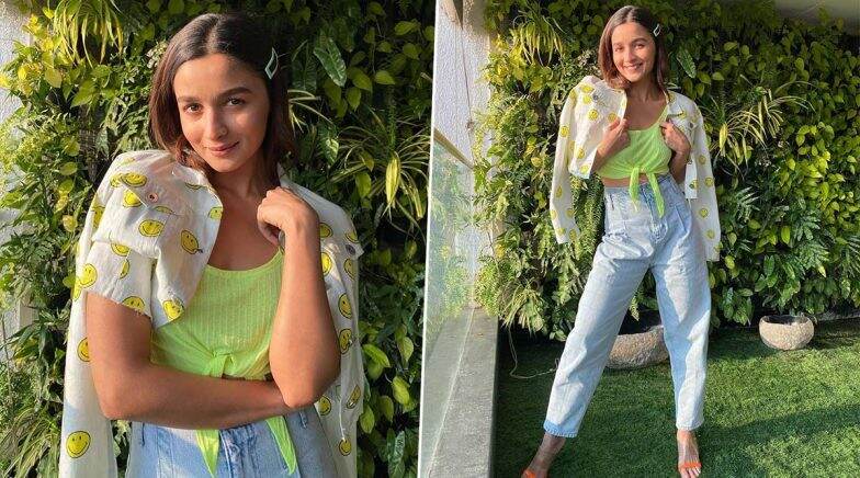 Alia Bhatt Is Springtime Chic in Denim, Neon and Smileys!