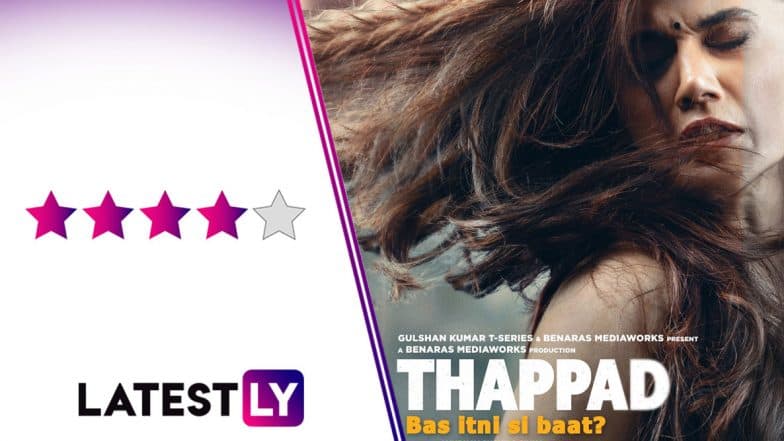 Thappad Movie Review: Anubhav Sinha’s Social Drama Is a Stinging Slap on Male Privilege With Taapsee Pannu in Stellar Form
