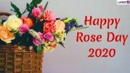 Rose Day 2020 Greetings & Images: WhatsApp Stickers, Messages, GIFs, Photos, SMS and Romantic Quotes on the First Day of Valentine Week to Your Loved One