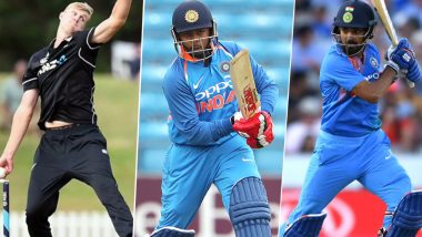 India vs New Zealand,1st ODI 2020, Key Players: Kyle Jamieson, Prithvi Shaw, KL Rahul and Other Cricketers to Watch Out for in Hamilton